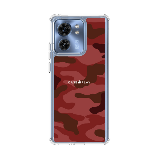 スリムプロテクションケース［ Camouflage - Red ］