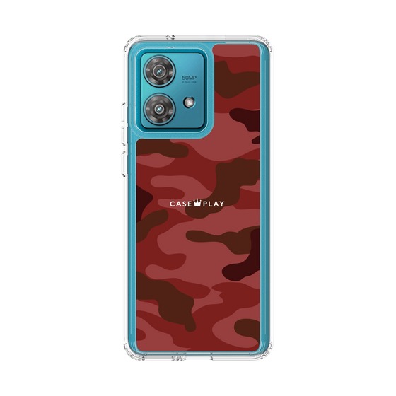 スリムプロテクションケース［ Camouflage - Red ］