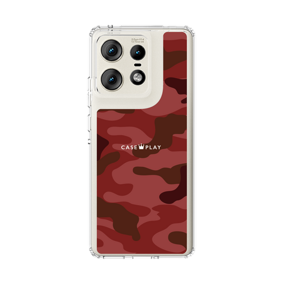 スリムプロテクションケース［ Camouflage - Red ］