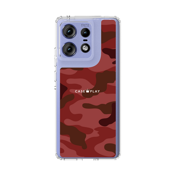 スリムプロテクションケース［ Camouflage - Red ］