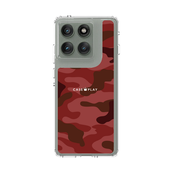 スリムプロテクションケース［ Camouflage - Red ］