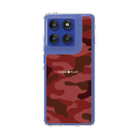 スリムプロテクションケース［ Camouflage - Red ］