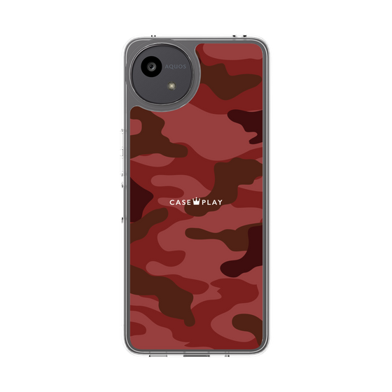 スリムプロテクションケース［ Camouflage - Red ］