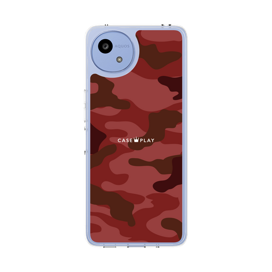 スリムプロテクションケース［ Camouflage - Red ］