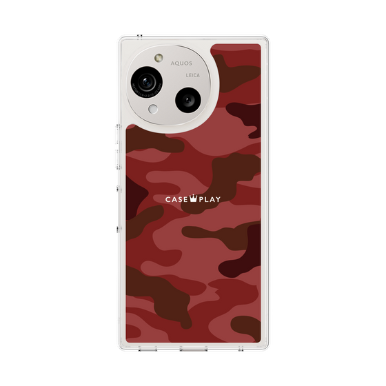スリムプロテクションケース［ Camouflage - Red ］