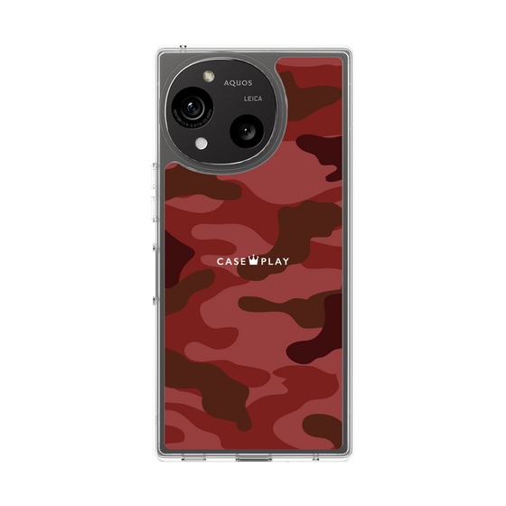 スリムプロテクションケース［ Camouflage - Red ］