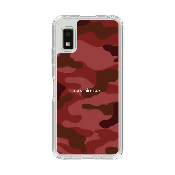 スリムプロテクションケース［ Camouflage - Red ］
