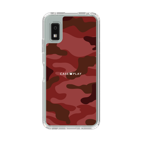 スリムプロテクションケース［ Camouflage - Red ］