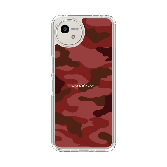 スリムプロテクションケース［ Camouflage - Red ］