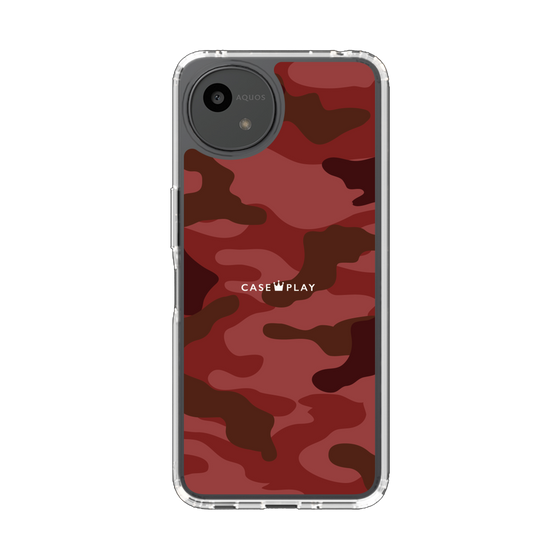 スリムプロテクションケース［ Camouflage - Red ］