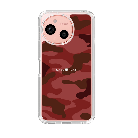 スリムプロテクションケース［ Camouflage - Red ］