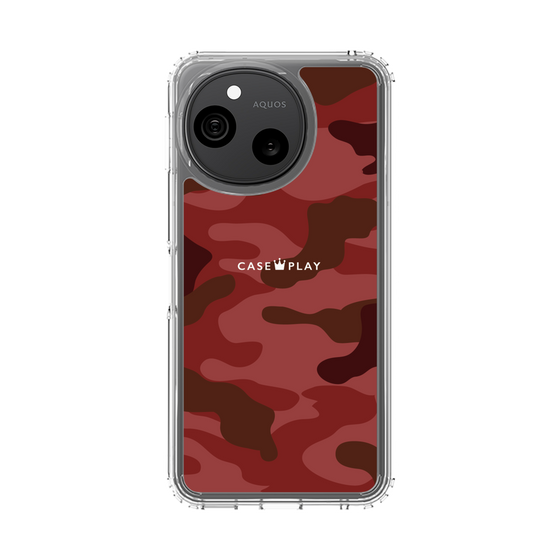 スリムプロテクションケース［ Camouflage - Red ］