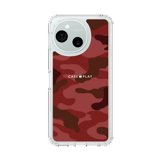 スリムプロテクションケース［ Camouflage - Red ］