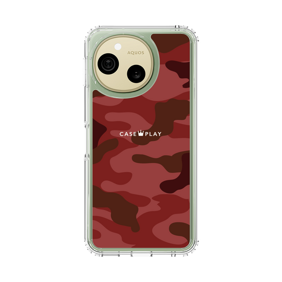 スリムプロテクションケース［ Camouflage - Red ］