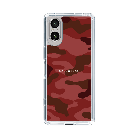 スリムプロテクションケース［ Camouflage - Red ］