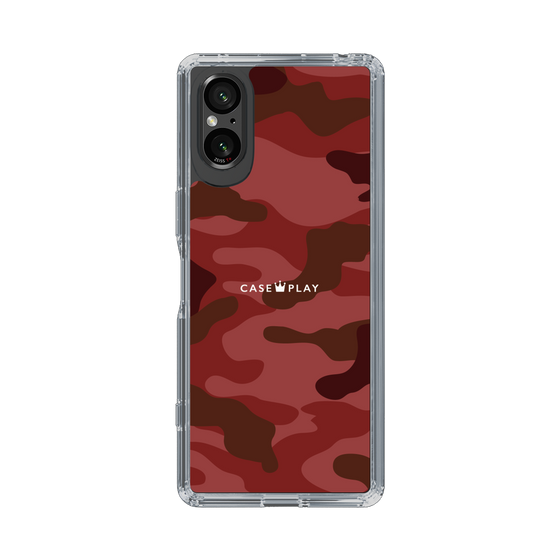 スリムプロテクションケース［ Camouflage - Red ］