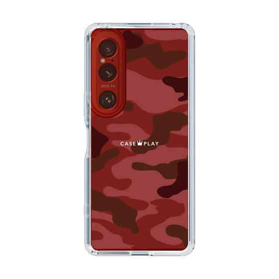 スリムプロテクションケース［ Camouflage - Red ］