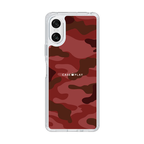 スリムプロテクションケース［ Camouflage - Red ］