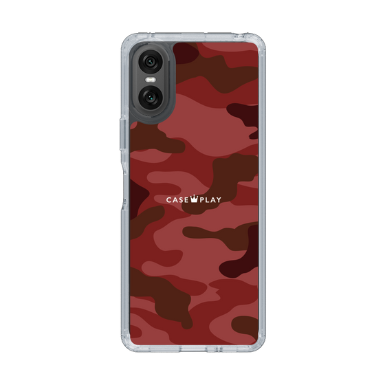 スリムプロテクションケース［ Camouflage - Red ］