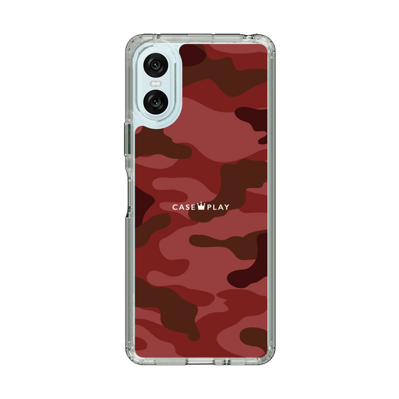 スリムプロテクションケース［ Camouflage - Red ］