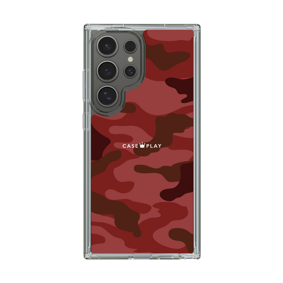 スリムプロテクションケース［ Camouflage - Red ］