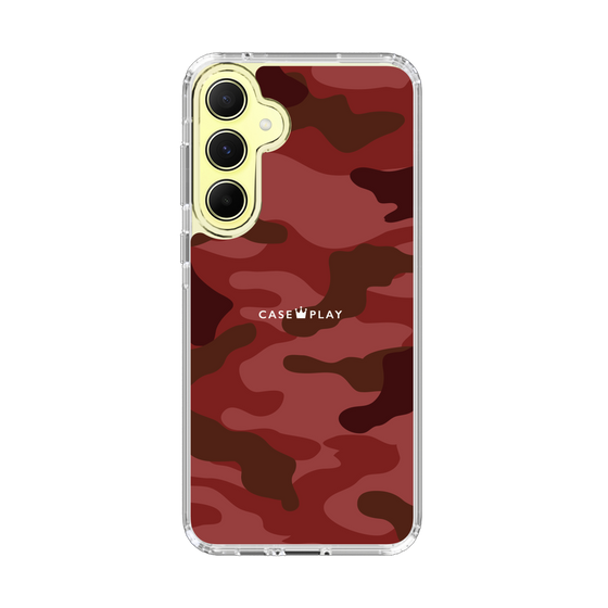 スリムプロテクションケース［ Camouflage - Red ］