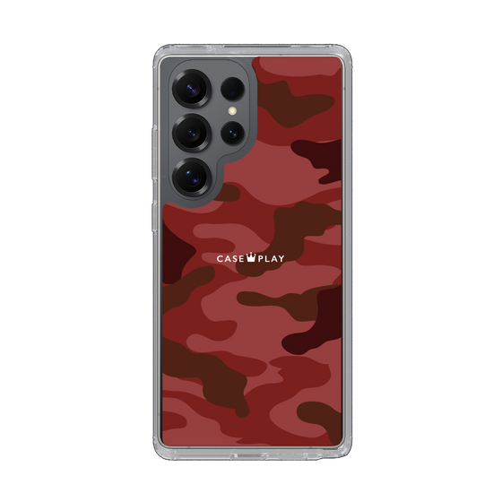 スリムプロテクションケース［ Camouflage - Red ］