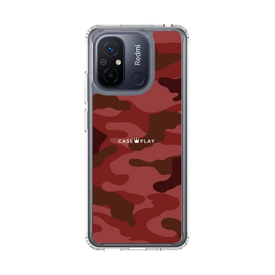 スリムプロテクションケース［ Camouflage - Red ］