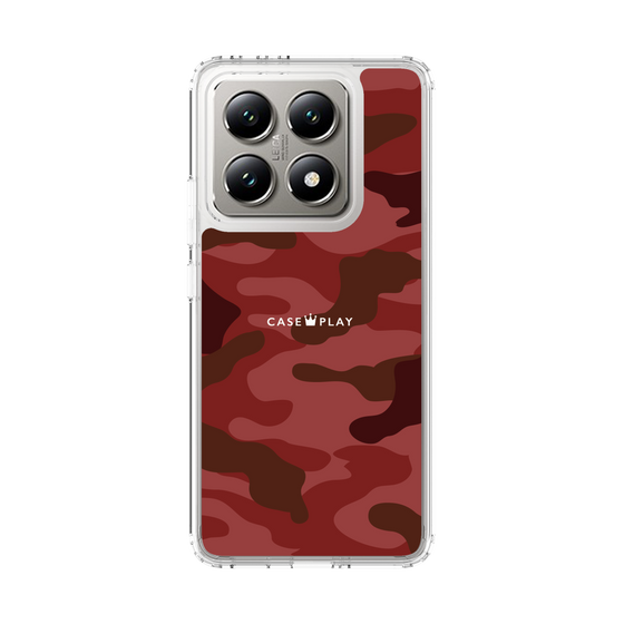 スリムプロテクションケース［ Camouflage - Red ］