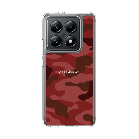 スリムプロテクションケース［ Camouflage - Red ］