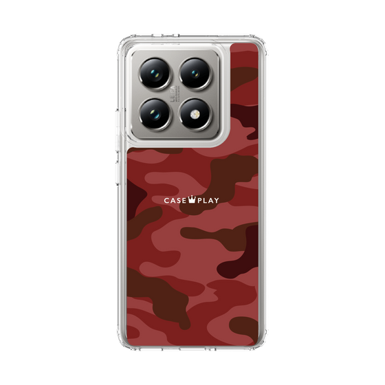 スリムプロテクションケース［ Camouflage - Red ］