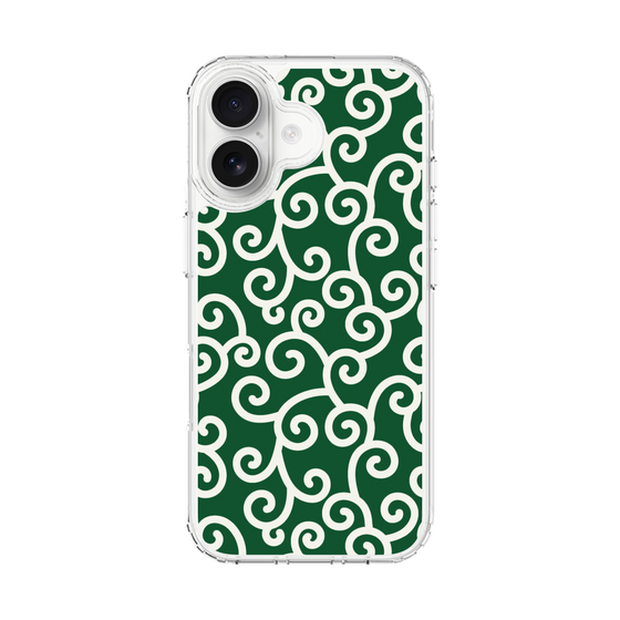 スリムプロテクションケース［ 唐草模様 - Green ］