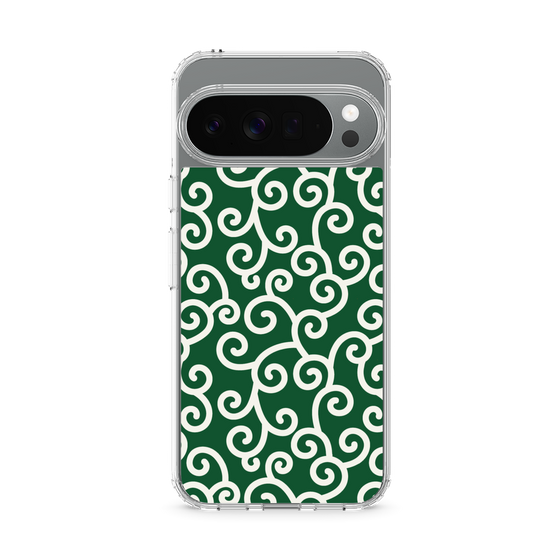 スリムプロテクションケース［ 唐草模様 - Green ］