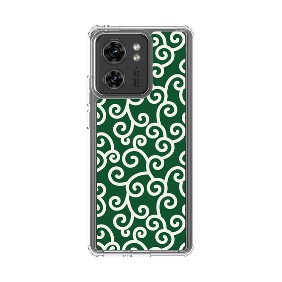 スリムプロテクションケース［ 唐草模様 - Green ］