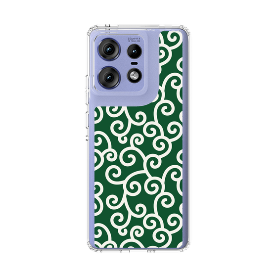 スリムプロテクションケース［ 唐草模様 - Green ］