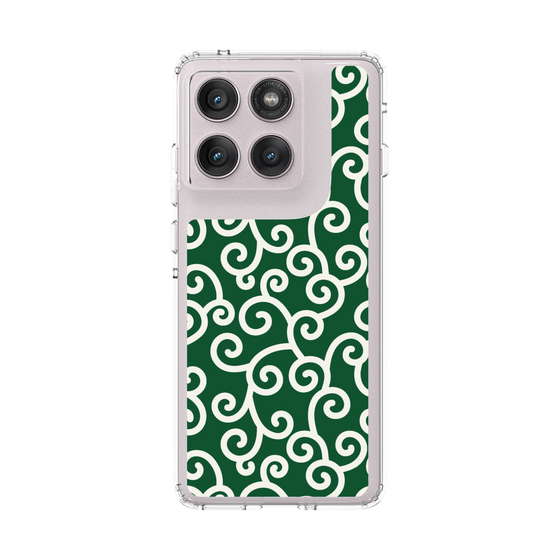 スリムプロテクションケース［ 唐草模様 - Green ］