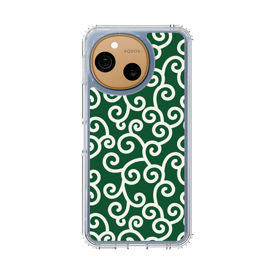 スリムプロテクションケース［ 唐草模様 - Green ］