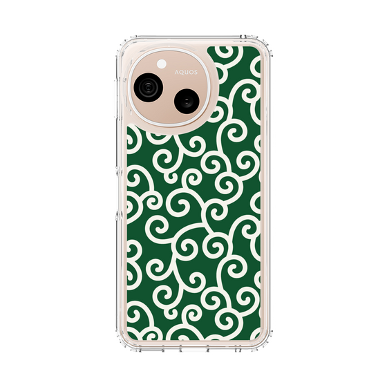 スリムプロテクションケース［ 唐草模様 - Green ］