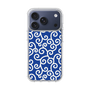 スリムプロテクションケース［ 唐草模様 - Blue ］