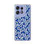 スリムプロテクションケース［ 唐草模様 - Blue ］