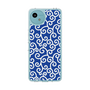 スリムプロテクションケース［ 唐草模様 - Blue ］