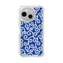 スリムプロテクションケース［ 唐草模様 - Blue ］