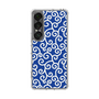 スリムプロテクションケース［ 唐草模様 - Blue ］