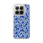 スリムプロテクションケース［ 唐草模様 - Blue ］