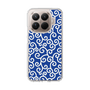 スリムプロテクションケース［ 唐草模様 - Blue ］