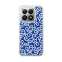 スリムプロテクションケース［ 唐草模様 - Blue ］