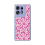 スリムプロテクションケース［ 唐草模様 - Pink ］