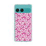 スリムプロテクションケース［ 唐草模様 - Pink ］