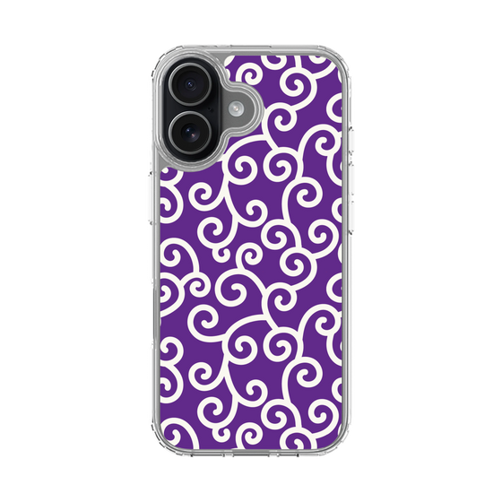 スリムプロテクションケース［ 唐草模様 - Purple ］