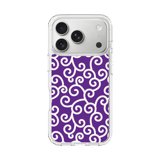 スリムプロテクションケース［ 唐草模様 - Purple ］